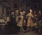 William Hogarth Conference organized by the return of a prodigal china oil painting reproduction